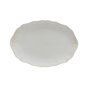 Plate oval size. 32.3x22.2cm. Alentejo White Costa Nova