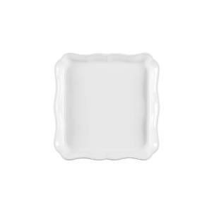 Assiette carrée profonde. 21x21cm. Alentejo Blanc Costa Nova
