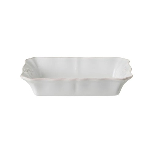 Rectangular baking dish, dimensions 25.1 x 18.2 cm. Alentejo White Costa Nova