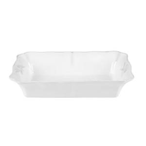 Rectangular baking dish, dimensions 30x22.2cm. Alentejo White Costa Nova