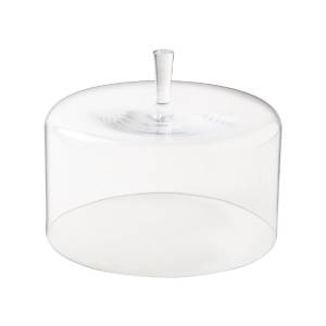 Glockendurchmesser 24,8 cm, Höhe 19,4 cm. Coupole aus Costa Nova Glas.