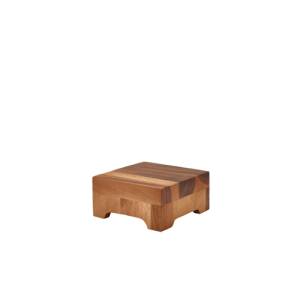 Buffet riser, dimensions 21x21cm, height 10cm, Neville acacia wood