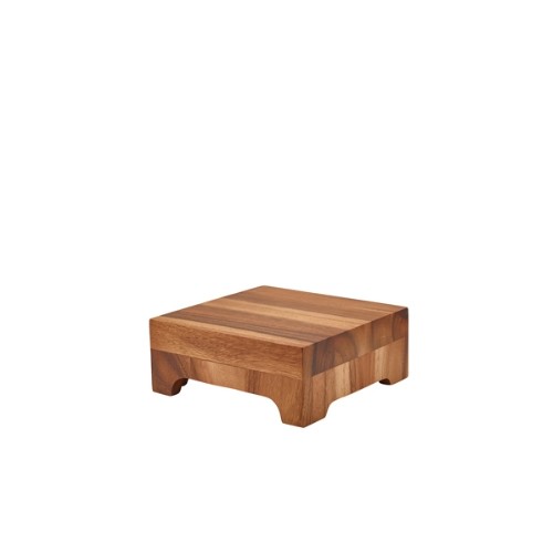 Buffetverhoger afm. 25x25cm. hgt. 10cm. acaciahout Neville