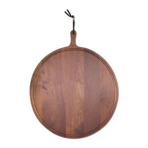 Planche à pain ronde, diamètre 60 cm, en noyer, Dutchdeluxes