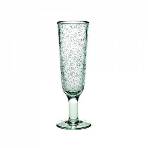 CHAMPAGNERFLÖTENGLASINHALT. 15CL. DURCHM. 5,9 cm. HG. 19,5 cm. REINES P. NAESSENS SERAX