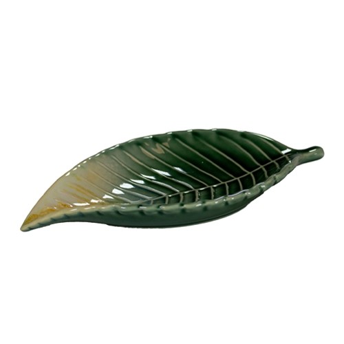 Bord bladvormig afm. 22x11,7cm. hgt. 3,3 cm Haru Q Authentic