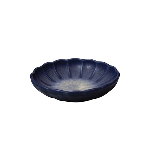 Bord/bowl diep diam. 16,5cm. blauw Flower Q Authentic