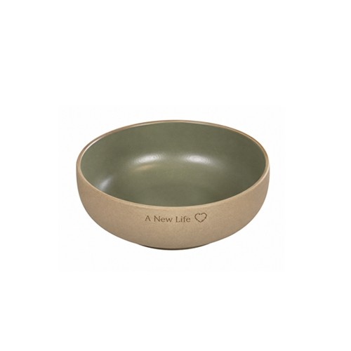 Kom diam. 15cm. hgt. 3,5cm. A New Life groen Q Authentic