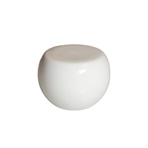 Sphere m diam. 9.8cm. hgt. 7.2cm. ShApes Off white Q Authentic