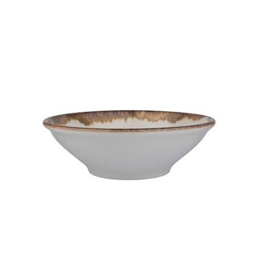 Kom diam. 20cm. hgt. 6,4cm. Amber