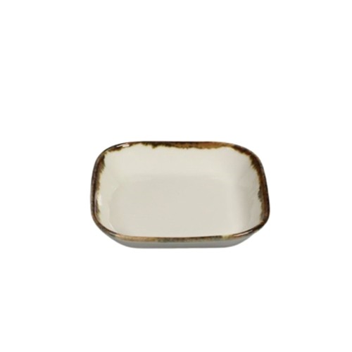 Bord vierkant afm. 12x12cm. Amber