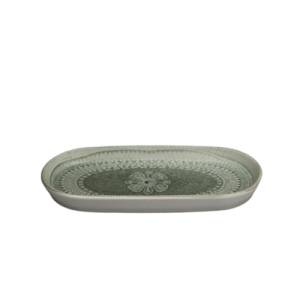 Bord ovaal 21x10x2,2cm. Miras