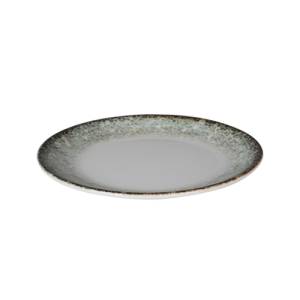 Teller, Durchmesser 21 cm. Rest grün