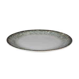 Plate coupe diam. 27cm. Rest green