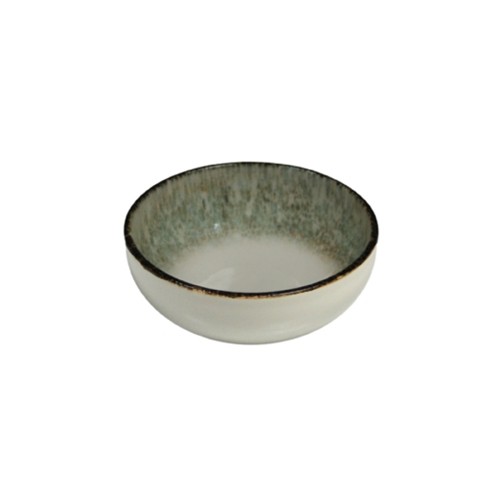 Durchmesser 10 cm, Höhe 4,1 cm. Rest grün