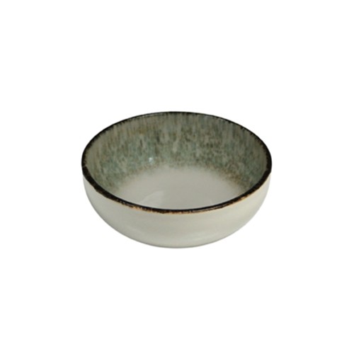 Durchmesser 14 cm, Höhe 5,5 cm. Rest grün