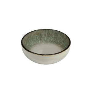 Diamètre : 14 cm. Hauteur : 5,5 cm. Reste vert.