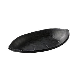Schotel bladvormige  22x13cm. Asia zwart