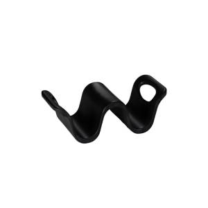 Taco-Halter, schwarz, 12 x 5,5 x 4 cm. Asiatisches Schwarz.