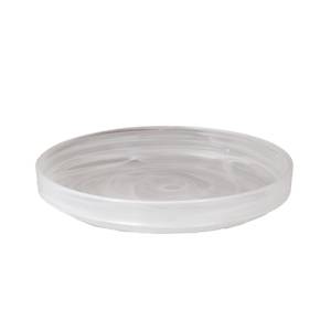 Bord met opst. rand stapelbaar diam. 20,5cm. white Swirl