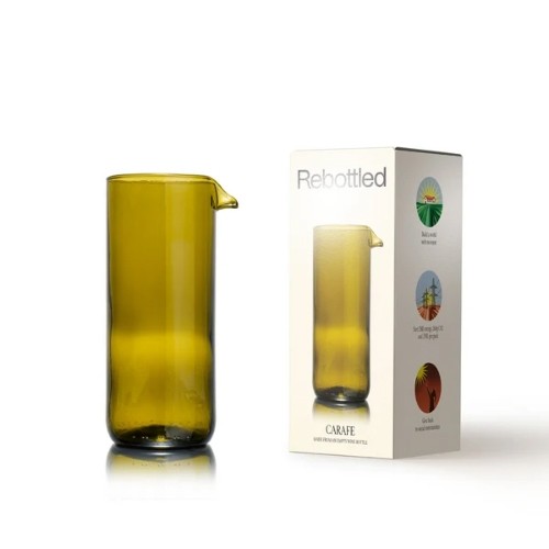 Karaf N°1 inh. 60cl. kleur olive Rebottled