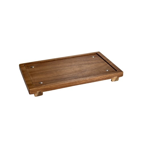 Tafel BBQ plank acacia rechthoekig afm. 25x15cm. hgt. 2cm.