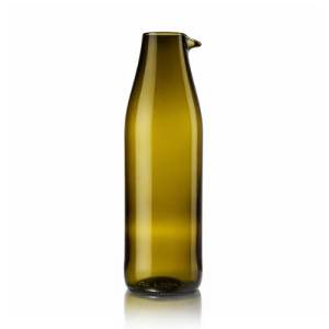 Carafe n°2, contenance 70 cl, couleur olive. Rebottled