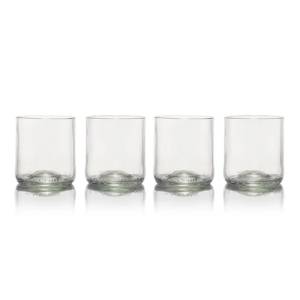 Verre à whisky court, contenance 25 cl, couleur transparente, Rebottled