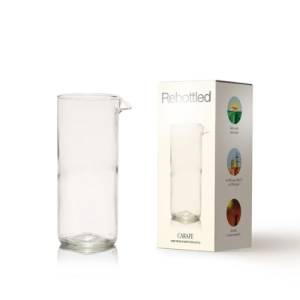 Carafe n° 1, contenance 60 cl, couleur transparente, Rebottled
