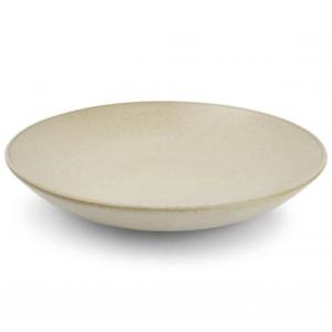 Diep bord diam. 26xh4,5cm. Beige Cirro BonBistro