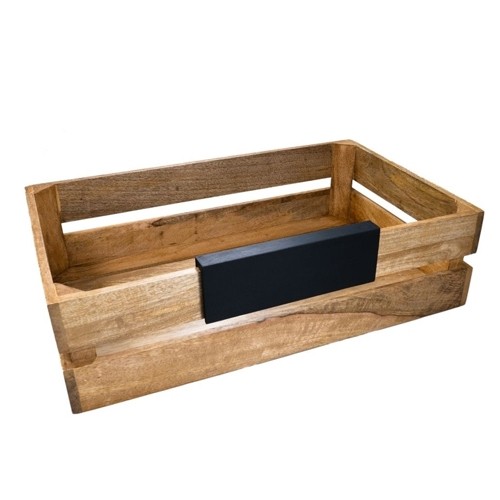 Buffetkrat afm. 56x35 hgt. 15cm. mangohout
