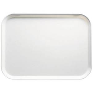 Serve-Tray Maße 40x30 cm, weißes Polyester.