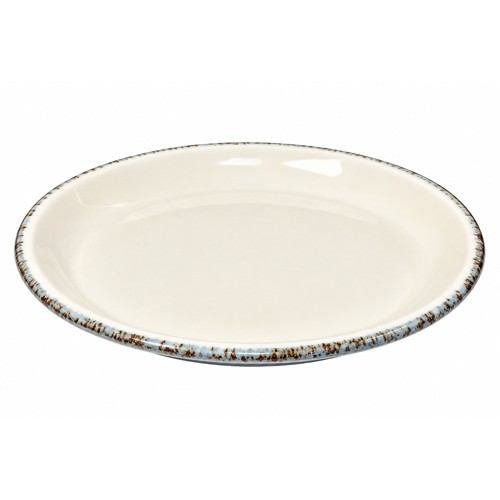 Bord halfhoog diam. 23cm. vlakke bodem kleur Peaceful Cream