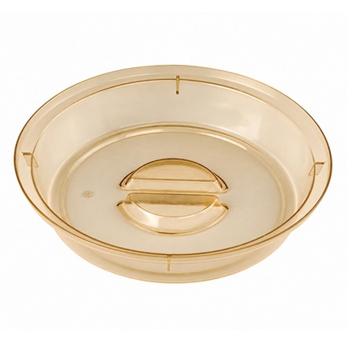 Deksel tbv bord diam. 26,8cm. kleur amber PPSU temperatuur +180°c.