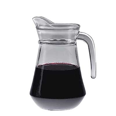 Waterkan Broc Arc inh. 1,3ltr.  glas Arcoroc