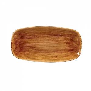 Bord chef rechthoekig Stonecast Patina afm. 29,8x15,3cm. kleur Vintage Copper Churchill