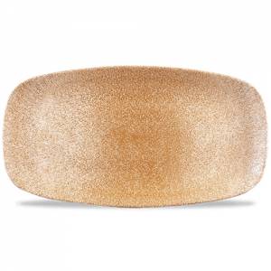 Bord chef rechthoekig raku kleur Garnet Orange afm. 35,5x18,9cm. Churchill