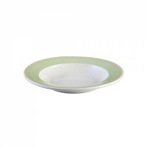 ASSIETTE PROFONDE DIAM. 22,5 cm. COSMO GREEN CHINE CONTINENTALE