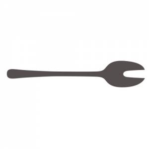 FOURCHETTE A SALADE MEPRA MODÈLE VINTAGE 250MM. Acier inoxydable 18/10