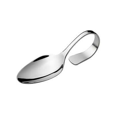 Amuselepel lg. 12,5cm. rvs  18/10