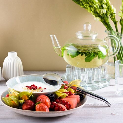 STEAK SPOONS LUXURY LINE STAINLESS STEEL SET OF 6 PIECES LAGUIOLE STYLE DE VIE