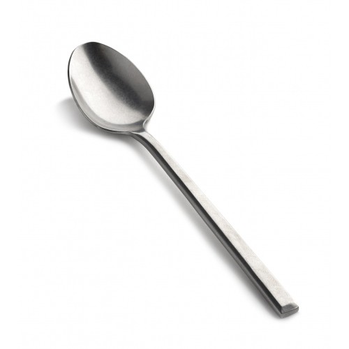 Tafellepel Pure mirror Stone wash lgt. 20,9cm. Pure p. naessens Serax