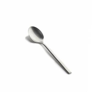 Koffielepel Pure mirror Stone wash lgt. 14,1cm. Pure p. naessens Serax