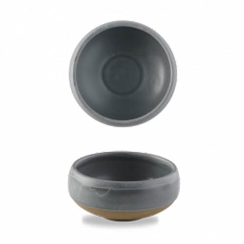 PLAT DIAM. 12CM. INH. 45.4cl. COULEUR EMERGE GRIS SEATTLE CHURCHILL