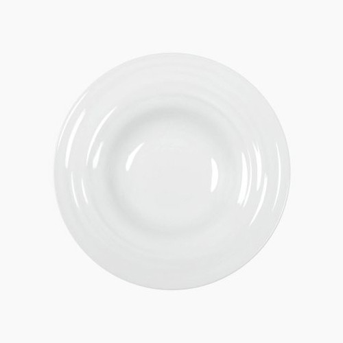 PLATE DEEP DIAM. 28CM. AGMA COLOR WHITE NOVA