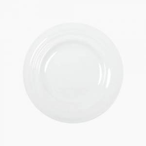 PLATE FLAT DIAM. 28CM. AGMA COLOR WHITE NOVA