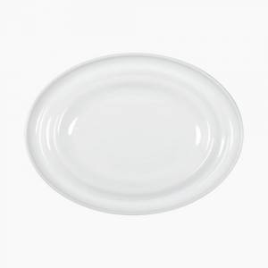 BOARD OVAL DIM. 32X24CM. AGMA COLOR WHITE NOVA