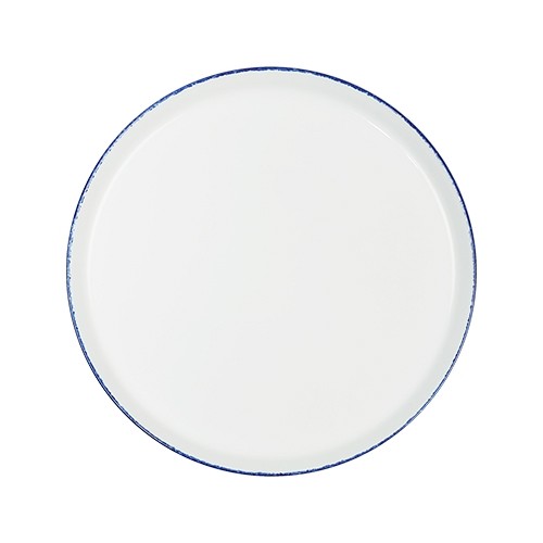 PLATTE FLACH DURCHM. 28CM. NORDIKA KORALLENBLAU FARBE BLAU