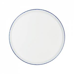 ASSIETTE PLATE DIAM. 28CM. NORDIKA BLEU CORAIL COULEUR BLEU