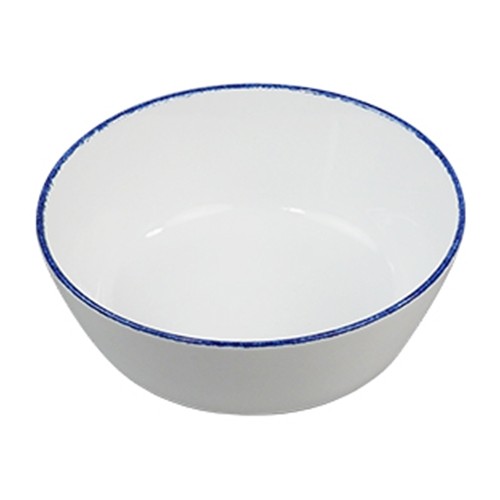 PLAT À SALADE DIAM. 28CM. NORDIKA BLEU CORAIL COULEUR BLEU